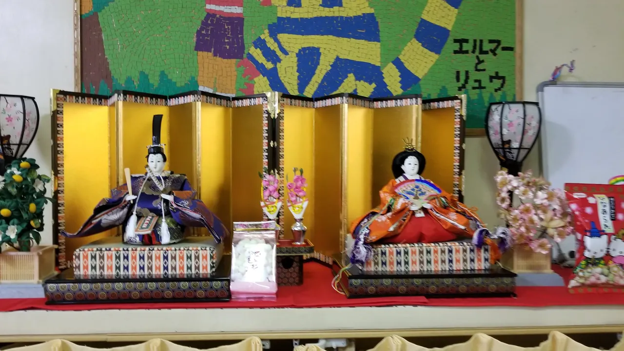 ひな壇 at 保育園　/ Hina dolls at nursery school