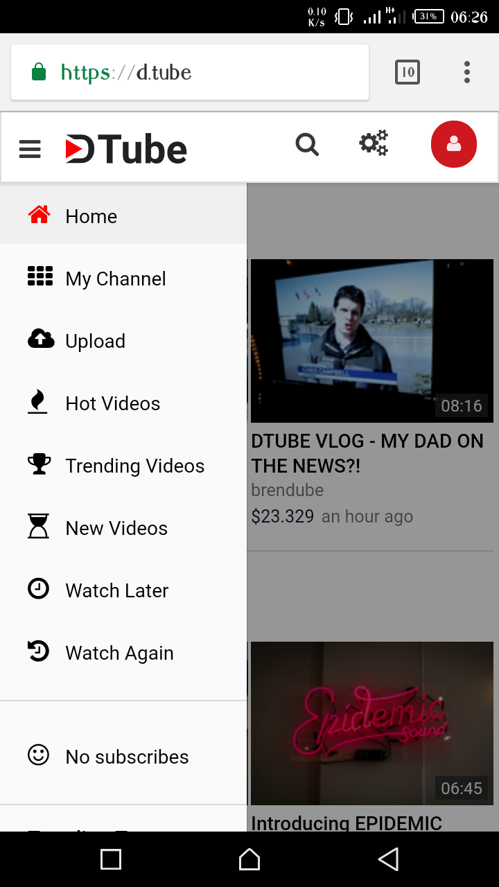 My second  entry to the brainstorming-challenge. Improving dtube