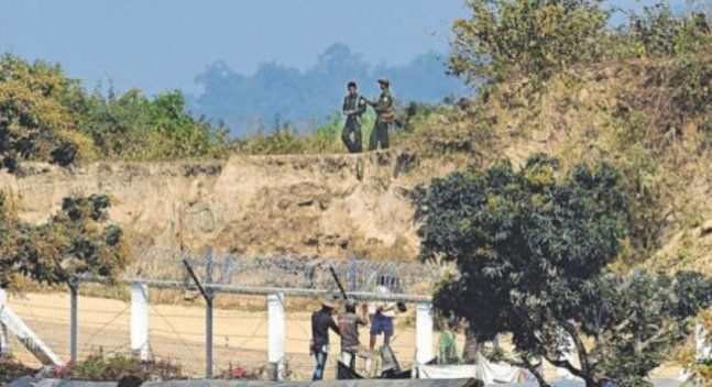 Myanmar's Military Activities Along The Border