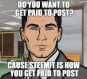 Do you want to get paid to post?
