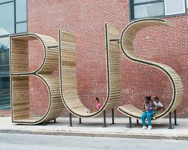 Unique bench or sitting chairs