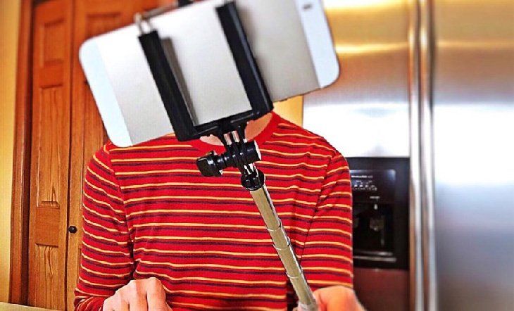New method of taking selfies 