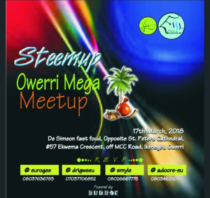 OWERRI IS HOSTING THIS TIME (STEEMUP MEGA MEET-UP) 