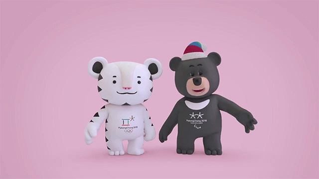 색이 다른 동물들