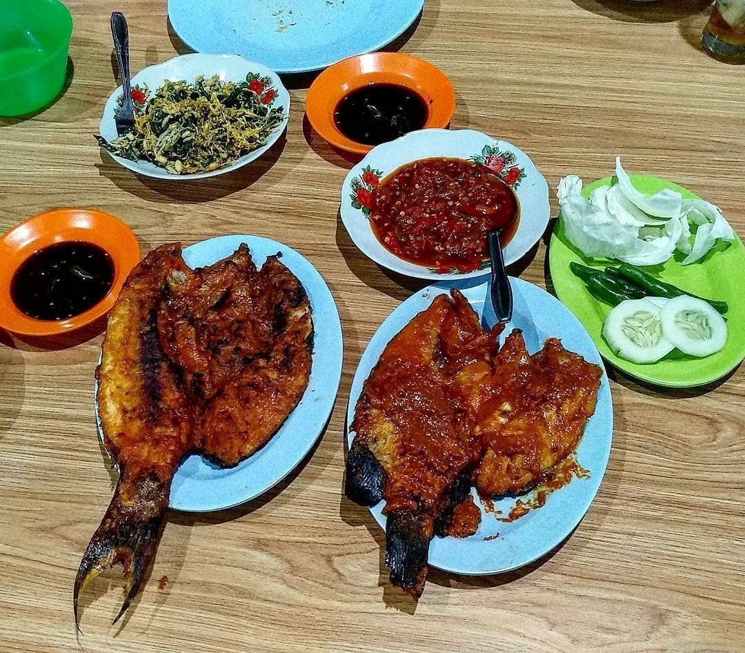 ikan kerapu bakar