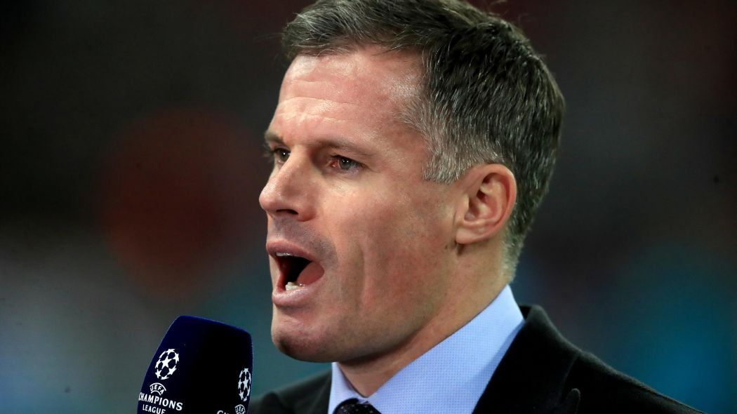 Sky Sports will talk to Jamie Carragher about "unacceptable behavior" following a spitting incident