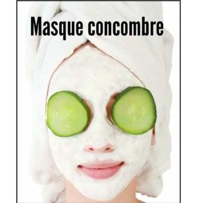 Masque de concombre // قناع  لخيار // mask cucumber 