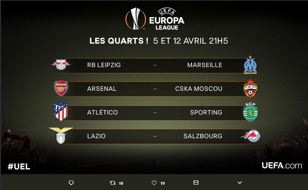 draw of the europa league