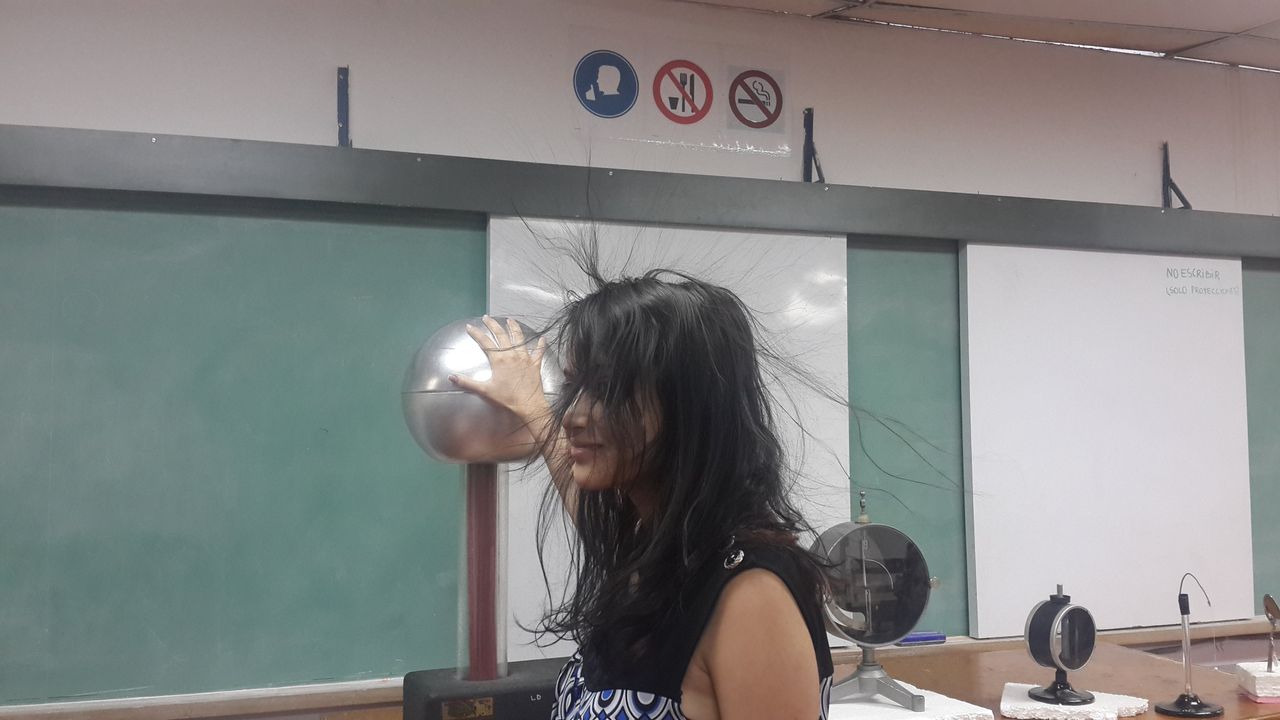 My first demonstration class.