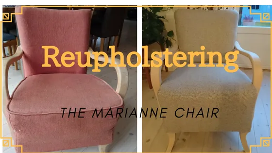 Reupholstering the Marianne chair