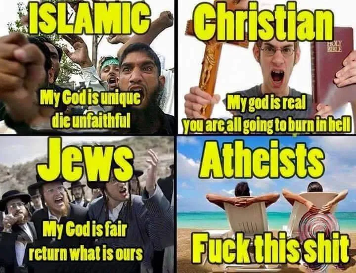 Offensive Religious Memes (that may be true...)