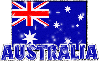 AUSSIE. AUSSIE. AUSSIE.... Oi.....Oi....Oi.....