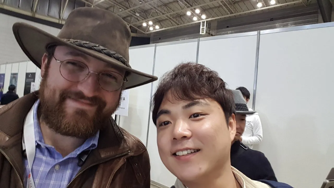 [Appics]#  with Charles Hoskinson  # 지나가는거 붙잡음 #JBC 에서 # 身在JBC # 被我抓住拍一张
