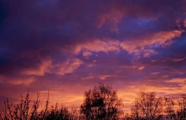 Sonnenuntergang (wunderschön - und ruckzuck war alles vorbei!)