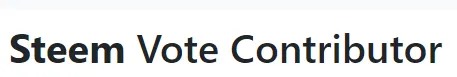 How to check vote contribution (Steem Vote Contributor)