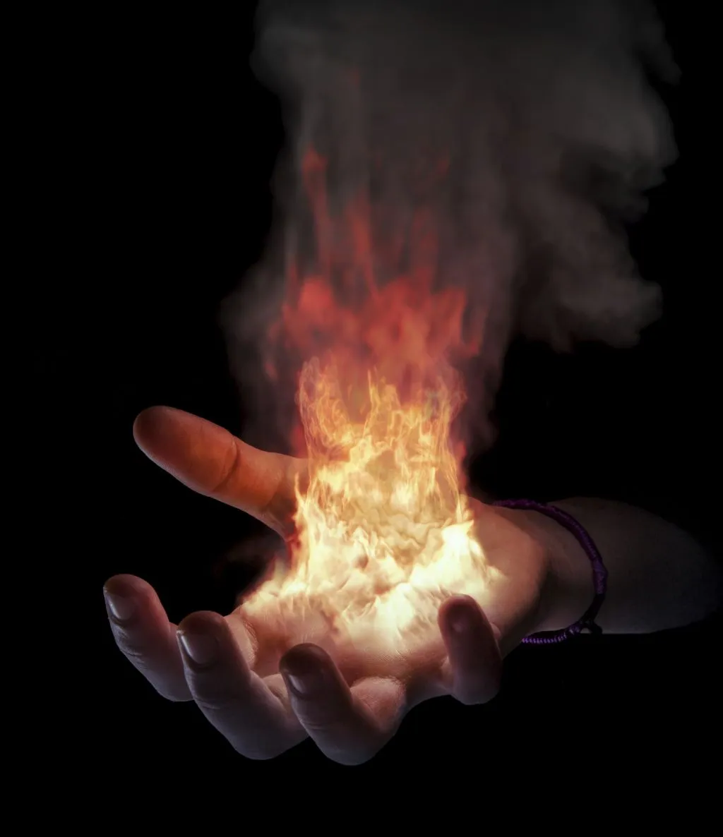 Why does a person self-ignite