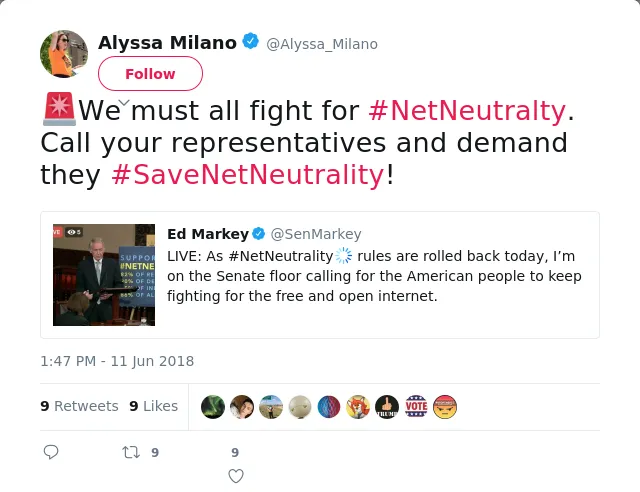 🚨We must all fight for #NetNeutralty. Call your representatives and demand they #SaveNetNeutrality!