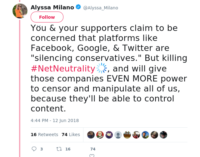 You &amp; your supporters claim to be concerned that platforms like Facebook, Google, &amp; Twitter are "silencing conserva…