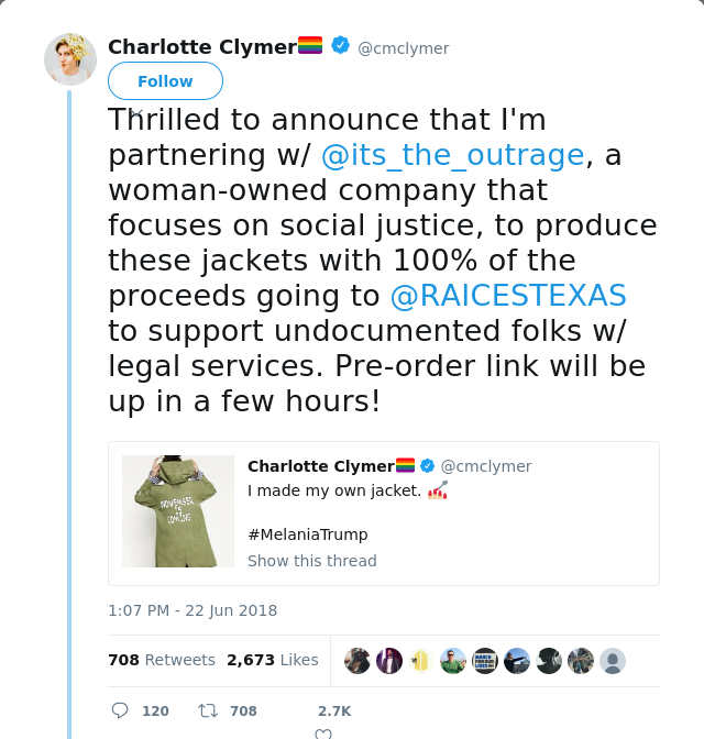 RT @cmclymer: Thrilled to announce that I'm partnering w/ @its_the_outrage, a woman-owned company that focuses on social justice, to produc…