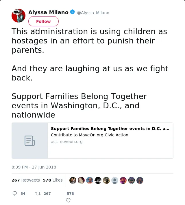 This administration is using children as hostages in an effort to punish their parents. 

And they are laughing at…