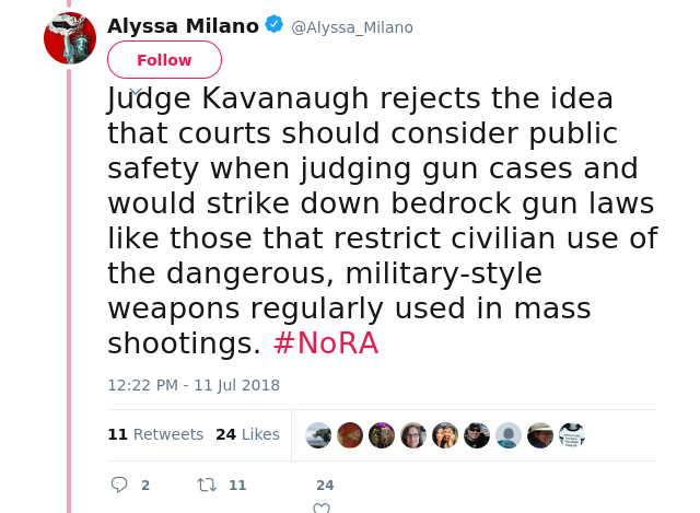Judge Kavanaugh rejects the idea that courts should consider public safety when judging gun cases and would strike…