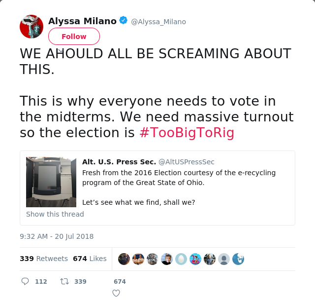 WE AHOULD ALL BE SCREAMING ABOUT THIS. 

This is why everyone needs to vote in the midterms. We need massive turnou…