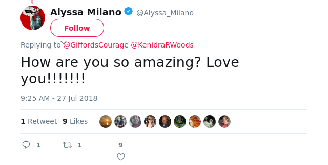 @GiffordsCourage @KenidraRWoods_ How are you so amazing? Love you!!!!!!!