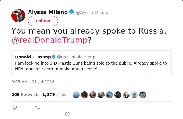 You mean you already spoke to Russia, @realDonaldTrump?