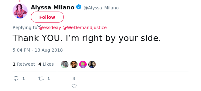 @essdeay @WeDemandJustice Thank YOU. I’m right by your side.