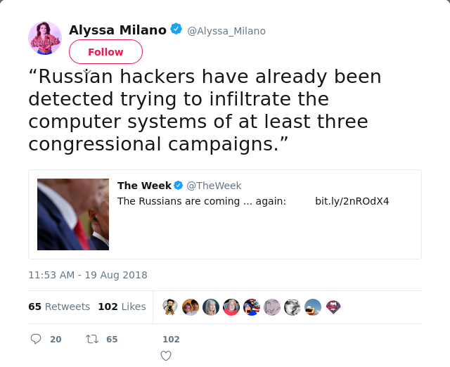 “Russian hackers have already been detected trying to infiltrate the computer systems of at least three congression…