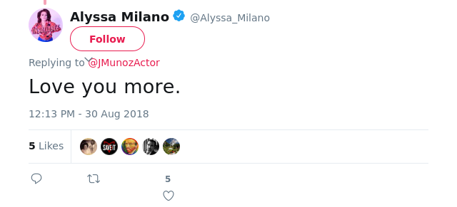 @JMunozActor Love you more.