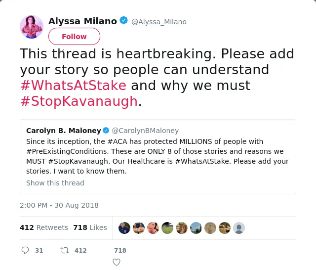 This thread is heartbreaking. Please add your story so people can understand #WhatsAtStake and why we must…