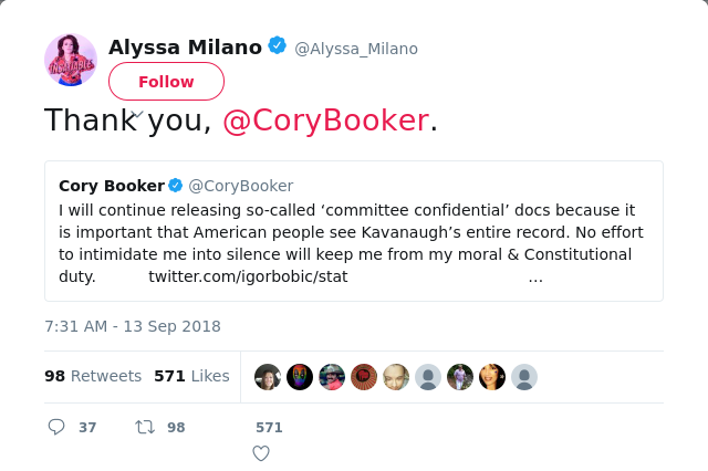 Thank you, @CoryBooker.