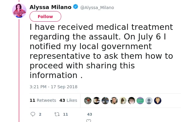 I have received medical treatment regarding the assault. On July 6 I notified my local government representative to…