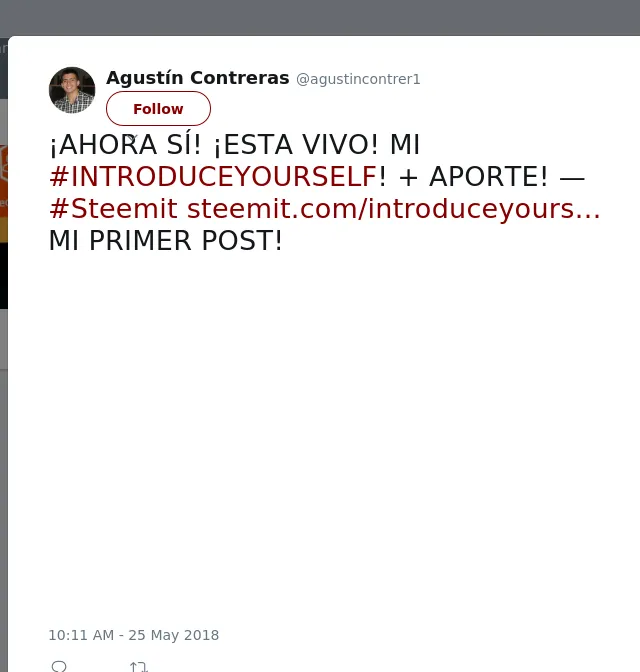 ¡AHORA SÍ! ¡ESTA VIVO! MI #INTRODUCEYOURSELF! + APORTE! — #Steemit