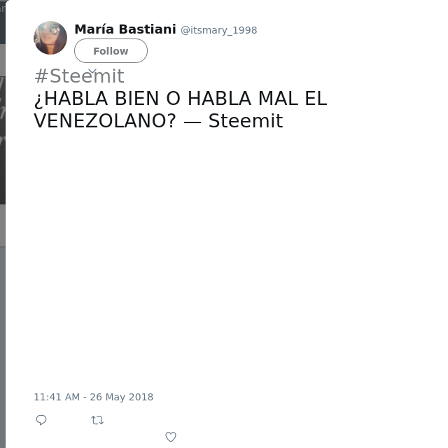 #Steemit 
¿HABLA BIEN O HABLA MAL EL VENEZOLANO? — Steemit