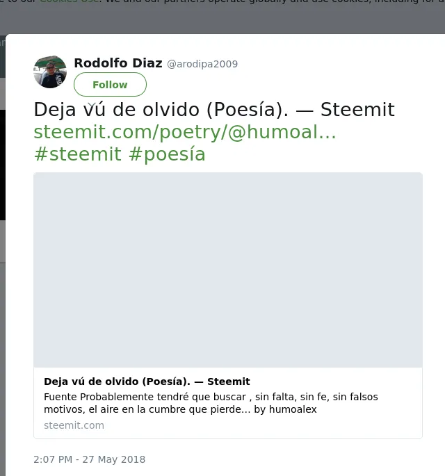 Deja vú de olvido (Poesía). — Steemit