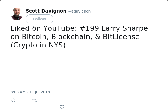 Liked on YouTube: #199 Larry Sharpe on Bitcoin, Blockchain, &amp; BitLicense (Crypto in NYS)