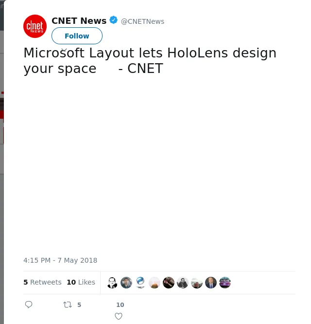 RT @CNETNews: Microsoft Layout lets HoloLens design your space     - CNET