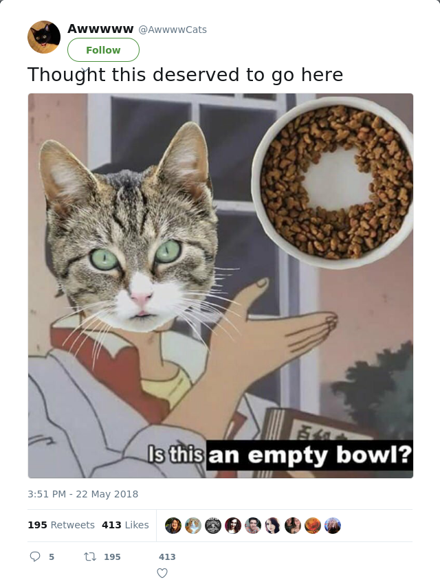 RT @AwwwwCats: Thought this deserved to go here