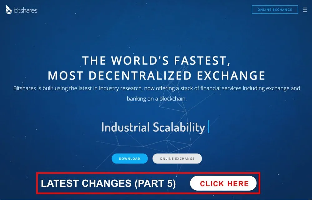 Bitshares — New website concept update (Part 5)