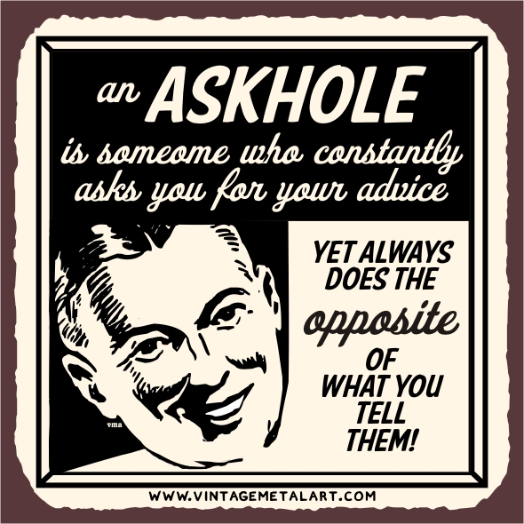 Don't be a financial Askhole: A Perspective