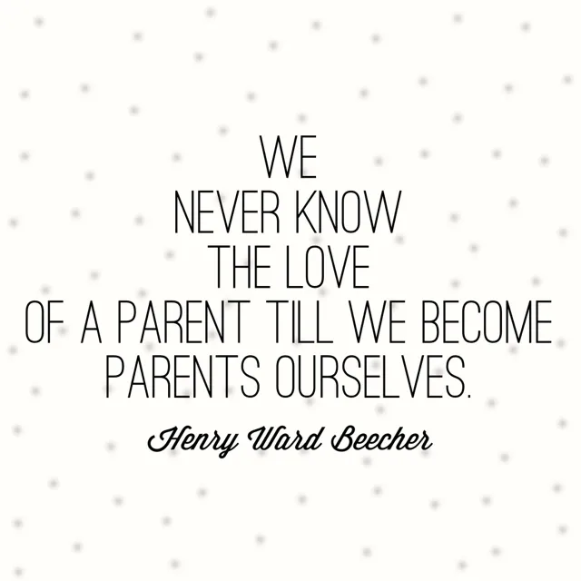 You can never be a parent until you become one