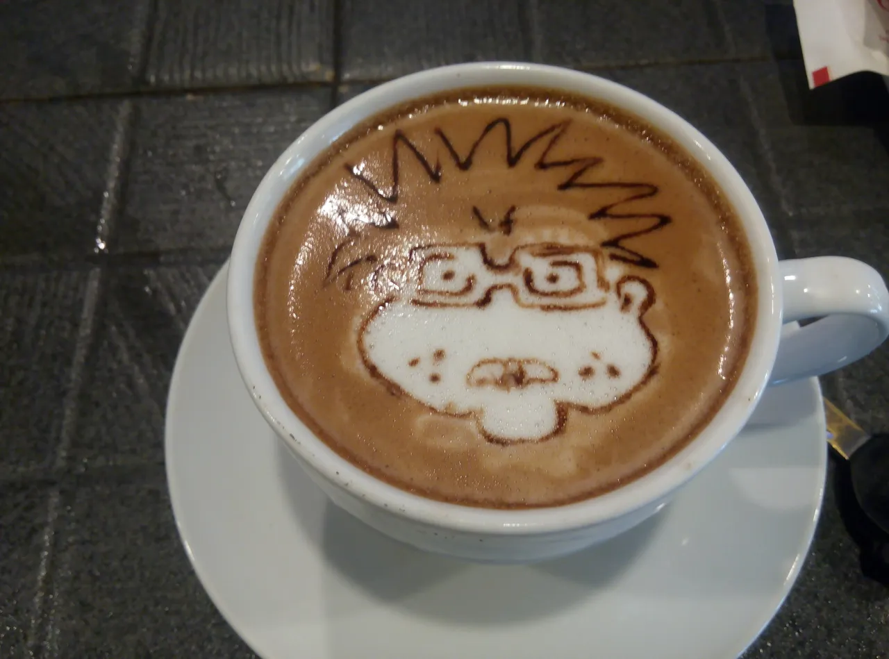 Kesenian Latte Art - Rugrats Chuckie