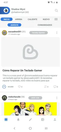 En busqueda de una nueva Dapp de Hive para Smartphone