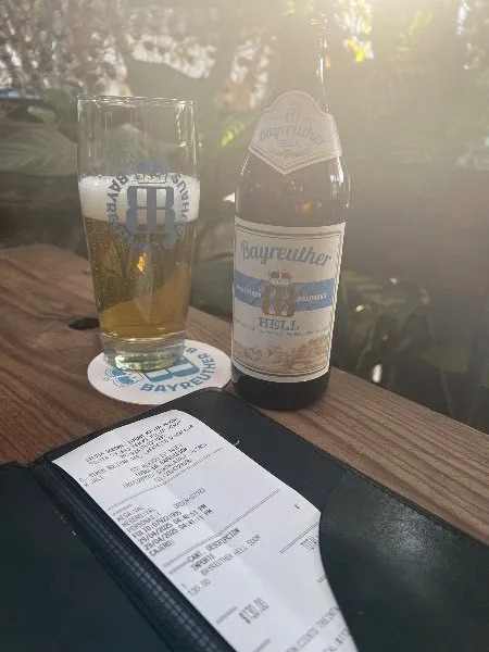 I visited Berlins Bretzel Wagen - Biergarten & paid Hive Dollars & here is my review