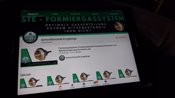 Schweistechnik Erzgebirge , Formiergassystem