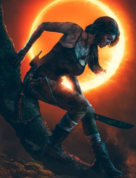 USA Girl Dress Up as Lara Croft from Tomb Raider