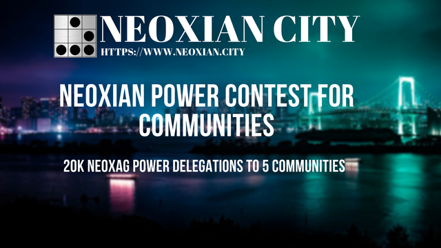 My Nominations for the Neoxag Power Contest For Communities - Week 2
