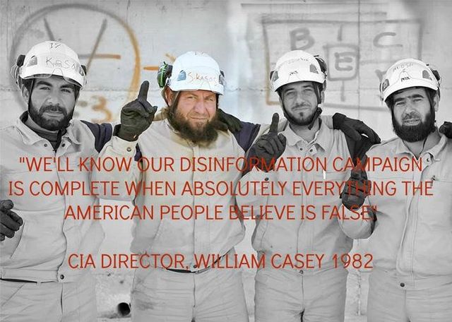 White Helmets Terrorist-'Heroes' Getting More U.S. Support